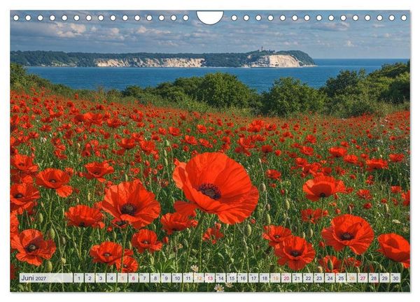 Produktbild: Inseltr&auml;ume R&uuml;gen &ndash; 12 Monate pure Ostsee-Magie (Wandkalender 2027 DIN A4 quer), CALVENDO Monatskalender