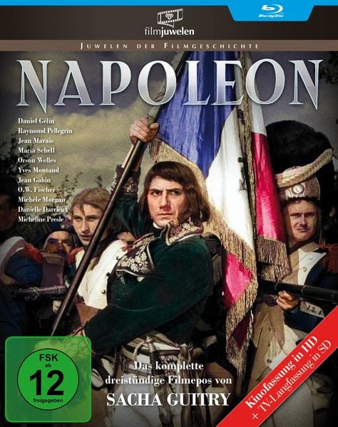 Napoleon - Das legendäre Drei-Stunden-Epos (TV-Langfassung + Kinofassung) (Filmjuwelen), Blu-ray