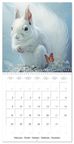 Produktbild: Delicate animal portraits (Wall Calendar 2026 12 &times; 12 Inch) CALVENDO 12 Month Wall Calendar