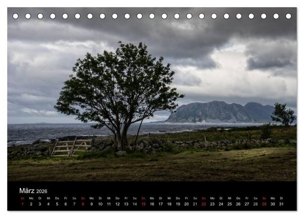 Produktbild: Norwegen - Vom Westen zum S&uuml;den (Tischkalender 2026 DIN A5 quer), CALVENDO Monatskalender