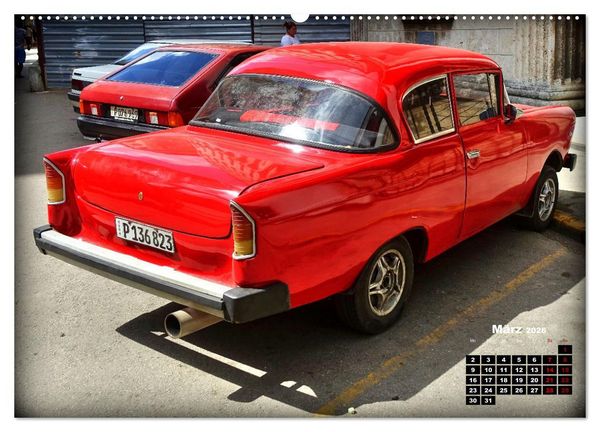 Produktbild: Opel Hits - Deutsche Oldtimer in Kuba (hochwertiger Premium Wandkalender 2026 DIN A2 quer), Kunstdruck in Hochglanz