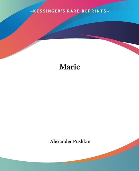 Produktbild: Pushkin, A: Marie