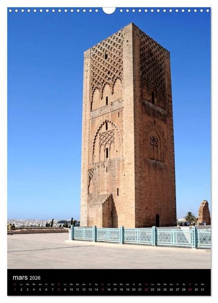 Produktbild: Collection MAROC RABAT (Calendrier mural 2026 DIN A3 horizontal), CALVENDO calendrier mensuel