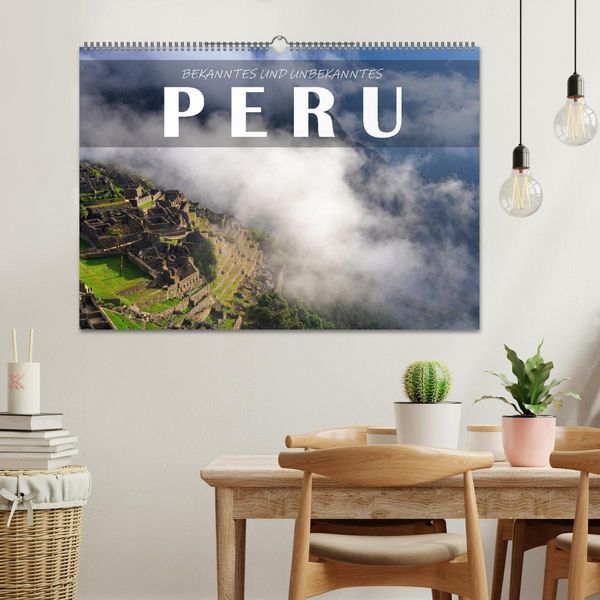 Produktbild: Bekanntes und Unbekanntes Peru (Wandkalender 2026 DIN A2 quer), CALVENDO Monatskalender