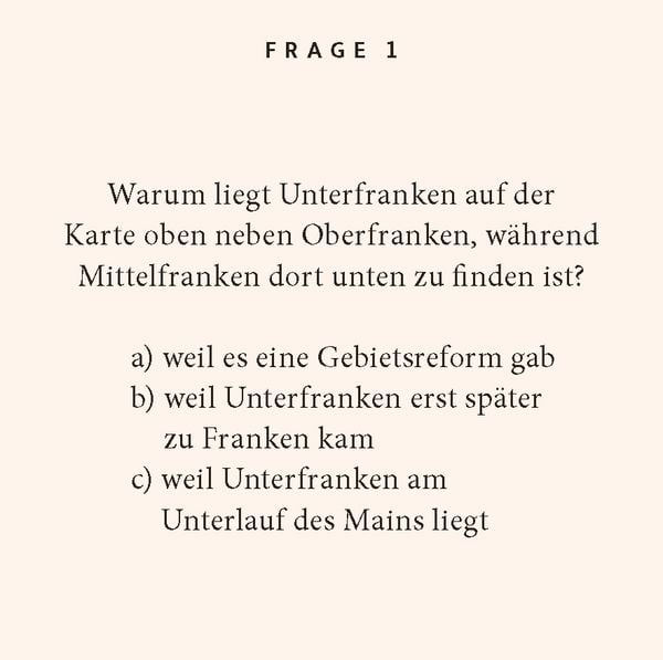 Produktbild: Unterfranken-Quiz