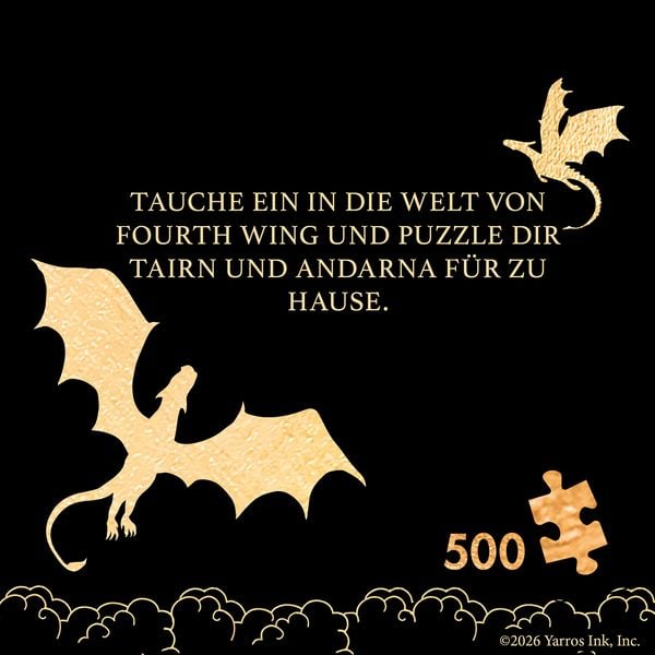 Produktbild: Fourth Wing Puzzle - Dragons