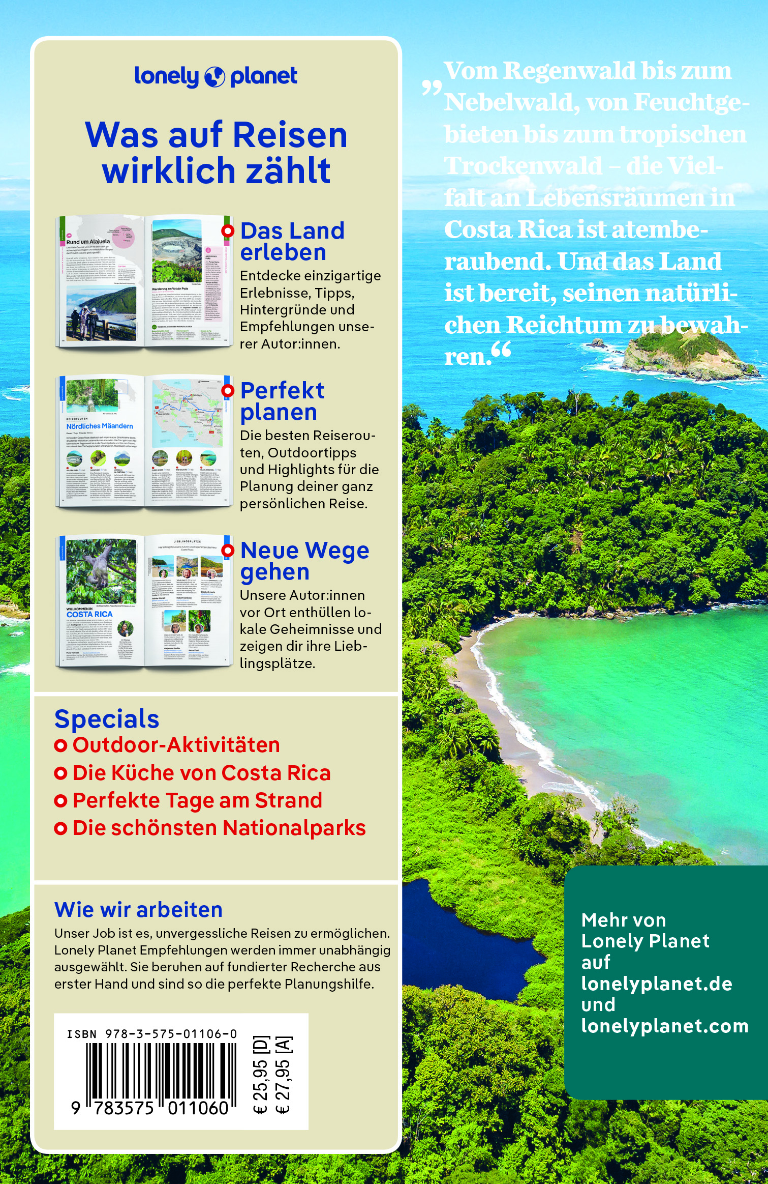 LONELY PLANET Reiseführer Costa Rica