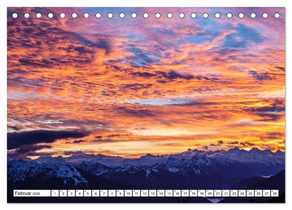 Produktbild: Wolkentanz (Tischkalender 2026 DIN A5 quer), CALVENDO Monatskalender