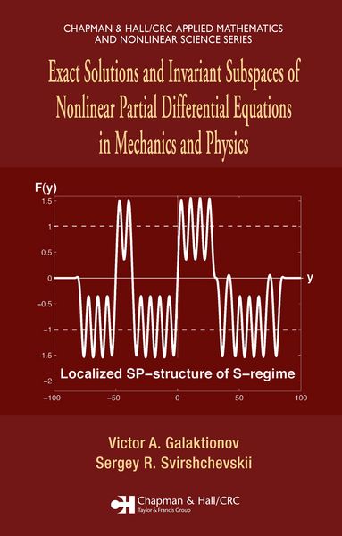 Produktbild: Exact Solutions and Invariant Subspaces of Nonlinear Partial Differential Equations in Mechanics and Physics