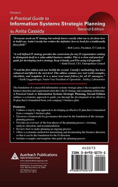 Produktbild: A Practical Guide to Information Systems Strategic Planning