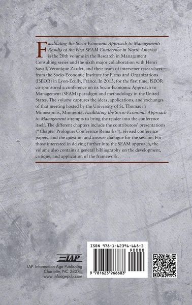 Produktbild: Facilitating the Socio-Economic Approach to Management
