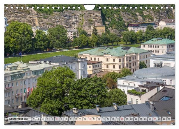 Produktbild: SALZBURG Blicke auf die Mozartstadt (Wandkalender 2026 DIN A4 quer), CALVENDO Monatskalender