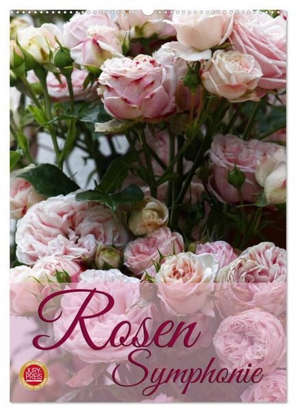 Produktbild: Rosen Symphonie (Wandkalender 2026 DIN A2 hoch), CALVENDO Monatskalender