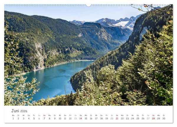 Produktbild: Gemma wandern - Wanderungen im Salzkammergut (hochwertiger Premium Wandkalender 2026 DIN A2 quer), Kunstdruck in Hochglanz