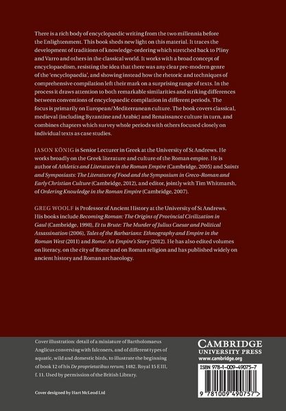 Produktbild: Encyclopaedism from Antiquity to the Renaissance