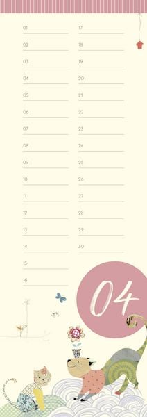 Produktbild: GreenLine Geburtstagskalender Turnowsky 14,85x42
