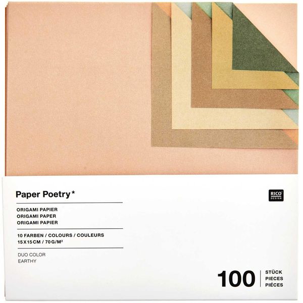 Produktbild: Origami Duo Color, , 15 x 15 cm, 100 Blatt