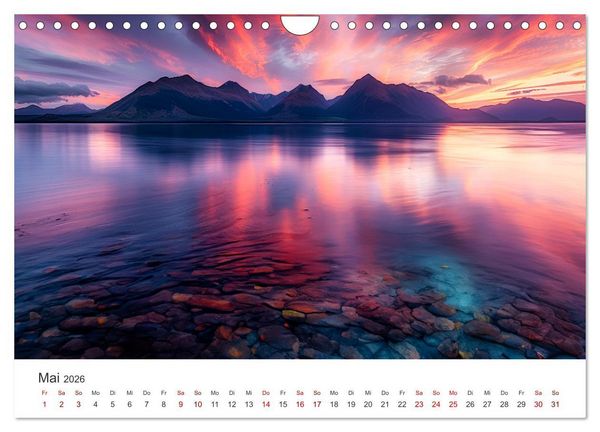 Produktbild: Die Seele Alaskas - Gew&auml;sser des Nordens (Wandkalender 2026 DIN A4 quer), CALVENDO Monatskalender
