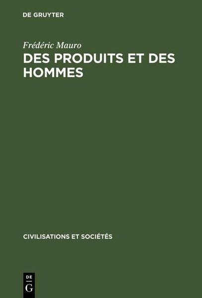 Produktbild: Des produits et des hommes