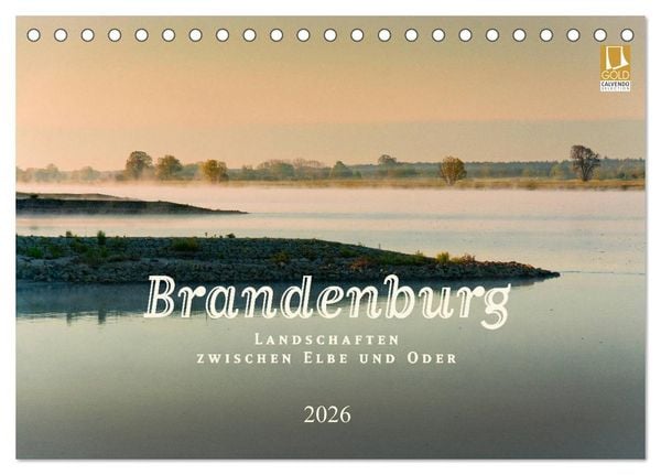 Produktbild: Brandenburg - Landschaften zwischen Elbe und Oder (Tischkalender 2026 DIN A5 quer), CALVENDO Monatskalender