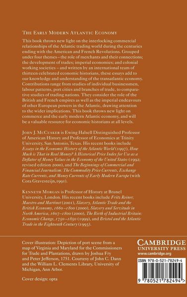 Produktbild: The Early Modern Atlantic Economy