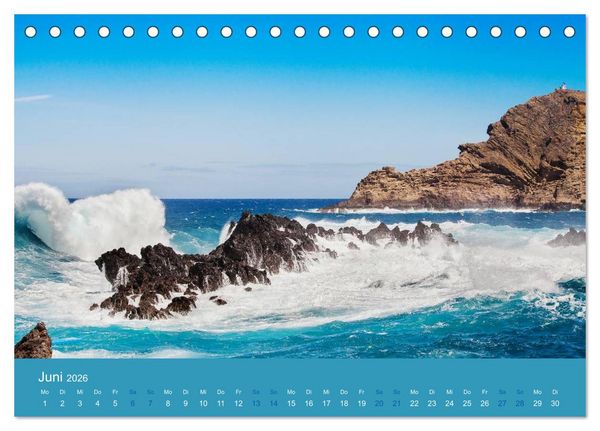 Produktbild: Berg, Land und Meer - Eine Reise durch die Landschaften (Tischkalender 2026 DIN A5 quer), CALVENDO Monatskalender