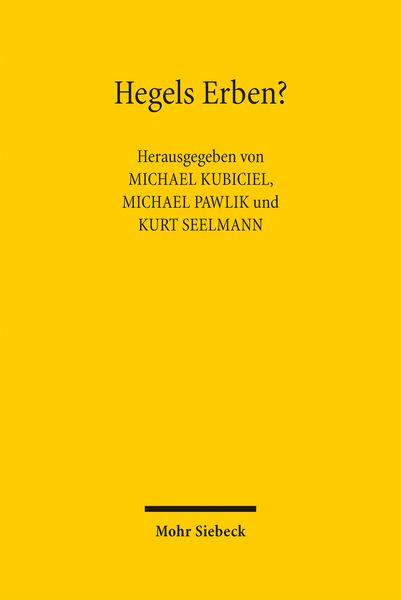 Produktbild: Hegels Erben?