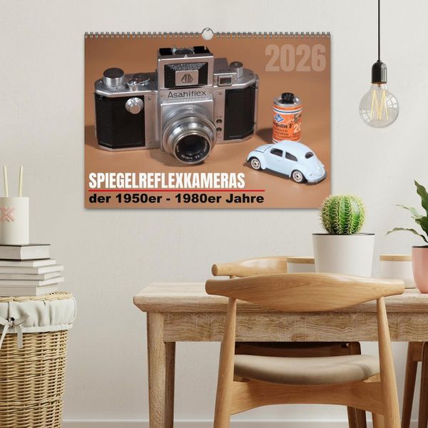 Produktbild: Spiegelreflexkameras der 1950er-1980er Jahre (Wandkalender 2026 DIN A3 quer), CALVENDO Monatskalender