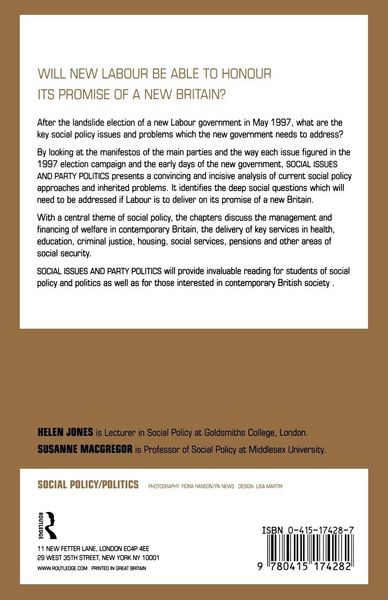 Produktbild: Social Issues and Party Politics