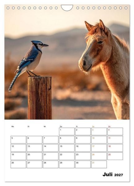 Produktbild: Ein Herz und eine Schnauze - Ein tierisch buntes Miteinander (Wandkalender 2027 DIN A4 hoch), CALVENDO Monatskalender