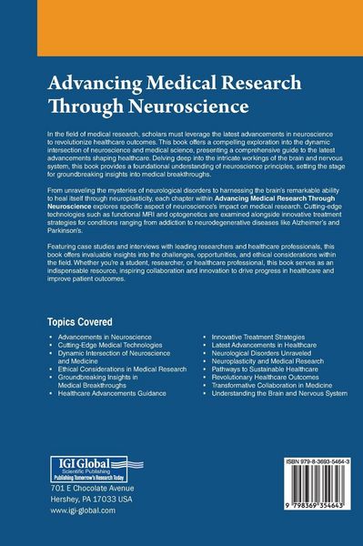 Produktbild: Advancing Medical Research Through Neuroscience