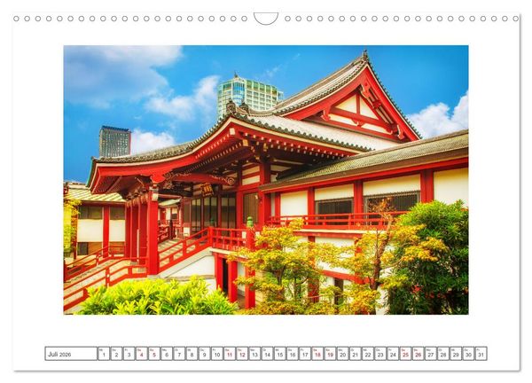 Produktbild: Tokio - Tradition und Moderne (Wandkalender 2026 DIN A3 quer), CALVENDO Monatskalender