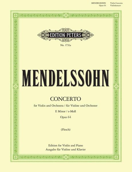 Produktbild: Violin Concerto in E minor Op. 64