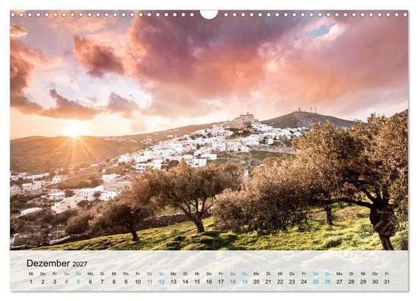 Produktbild: Griechenland - Inselparadies in Europa (Wandkalender 2027 DIN A3 quer), CALVENDO Monatskalender