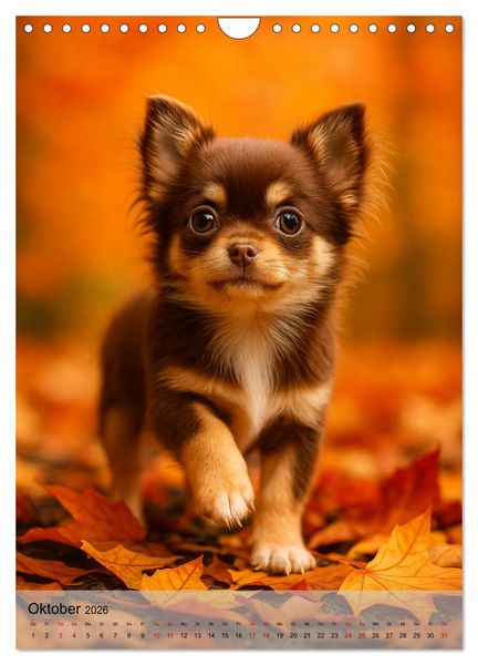 Produktbild: Chihuahua Diamonds &ndash; Magic Moments mit unseren sch&ouml;nsten Welpen aller Zeiten (Wandkalender 2026 DIN A4 hoch), CALVENDO Monatskalender