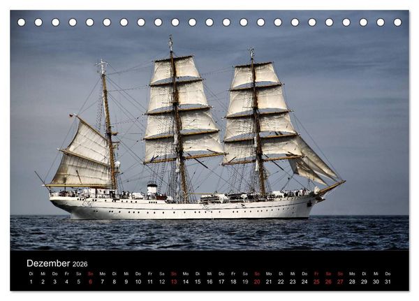 Produktbild: Baltic Sail (Tischkalender 2026 DIN A5 quer), CALVENDO Monatskalender