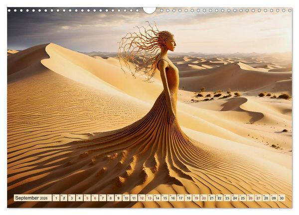 Produktbild: Sandige Visionen (Wandkalender 2026 DIN A3 quer), CALVENDO Monatskalender