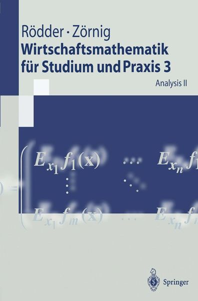 Produktbild: Wirtschaftsmathematik für Studium und Praxis 3