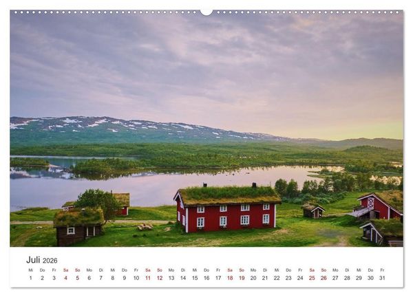 Produktbild: Schweden - Eine bezaubernde Reise in den Norden. (Wandkalender 2026 DIN A2 quer), CALVENDO Monatskalender