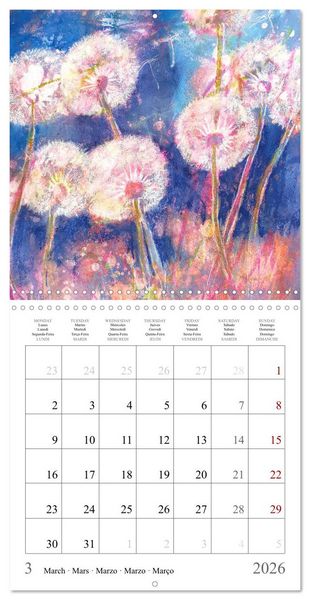 Produktbild: Oasis of calm - Finding silence in painted still life (Wall Calendar 2026 12 &times; 12 Inch) CALVENDO 12 Month Wall Calendar