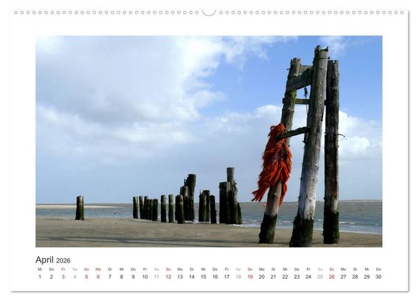 Produktbild: Wangerooge. Der Charme des Ostanlegers (Wandkalender 2026 DIN A2 quer), CALVENDO Monatskalender