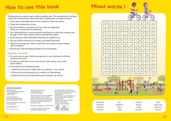 Produktbild: Spelling Word Searches Ages 7-9