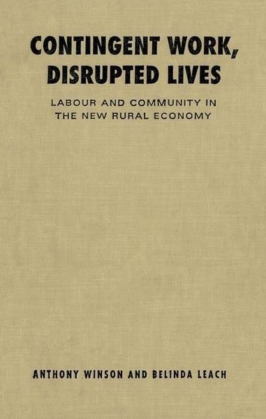 Produktbild: Contingent Work, Disrupted Lives