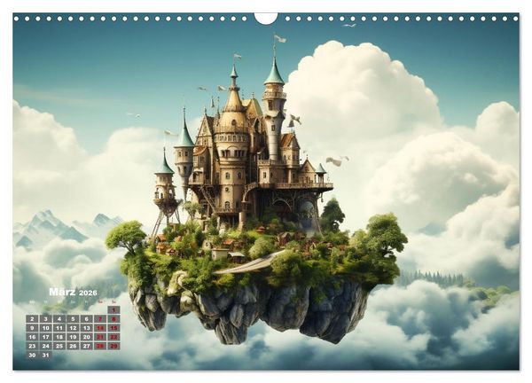 Produktbild: Fantastische Inselwelten (Wandkalender 2026 DIN A3 quer), CALVENDO Monatskalender
