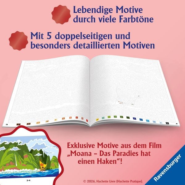 Produktbild: Disney Malen nach Zahlen - Vaiana