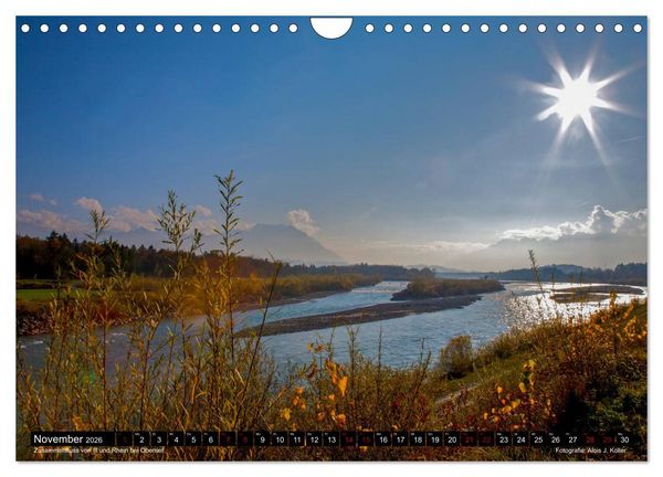 Produktbild: Das Rheintal 2026 (Wandkalender 2026 DIN A4 quer), CALVENDO Monatskalender