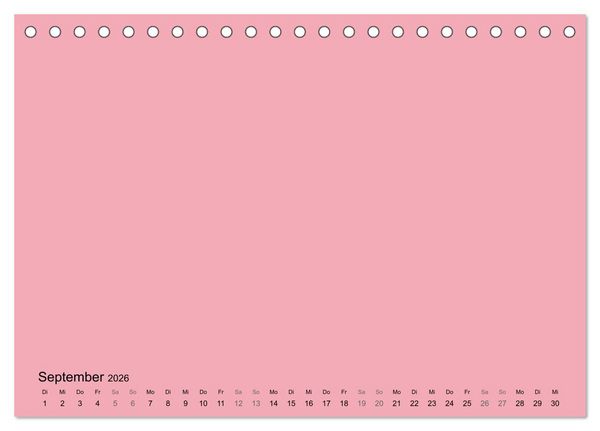Produktbild: DIY Bastel-Kalender -Warme Pastell Farben- Zum Selbstgestalten (Tischkalender 2026 DIN A5 quer), CALVENDO Monatskalender