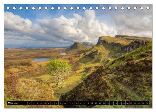 Produktbild: Wundersch&ouml;nes Schottland (Tischkalender 2026 DIN A5 quer), CALVENDO Monatskalender
