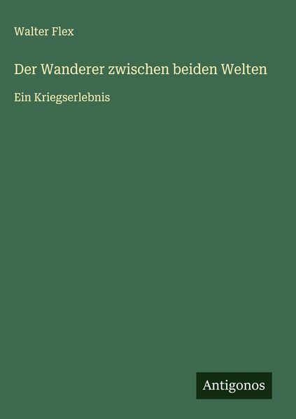 Produktbild: Der Wanderer zwischen beiden Welten