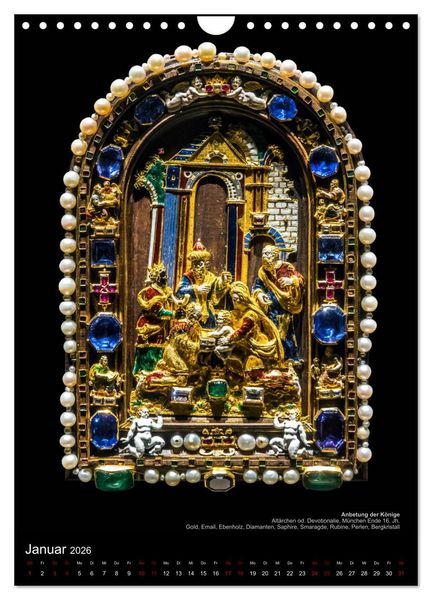 Produktbild: Maria - Mutter Gottes (Wandkalender 2026 DIN A4 hoch), CALVENDO Monatskalender